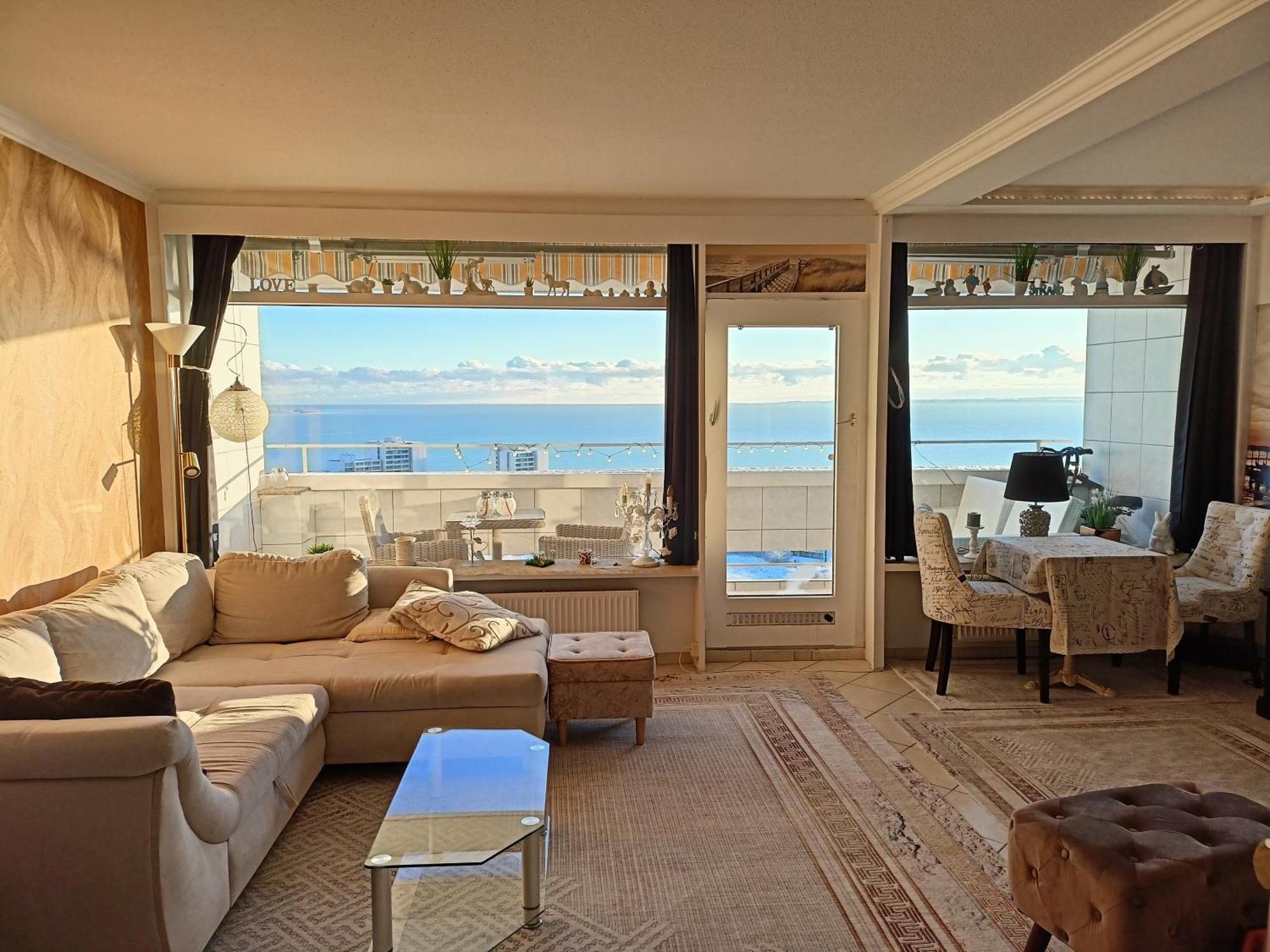Wohnung Mit Traumhaftem Meerblick Und Schwimmbad 希尔克道夫 外观 照片